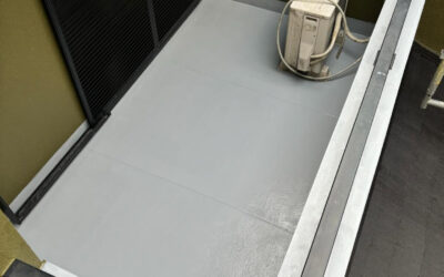 先日、我が家のベランダの防水工事が無事に完了しました